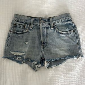 Levi 501 denim shorts